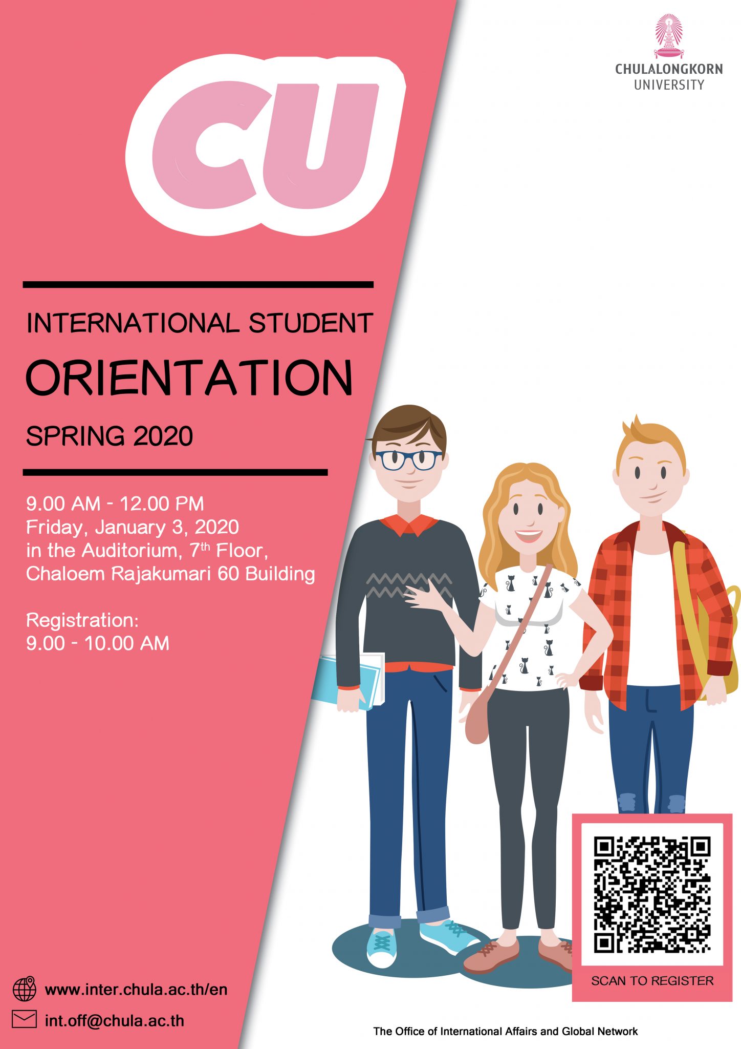 CU International Student Orientation (Spring 2020) Chulalongkorn
