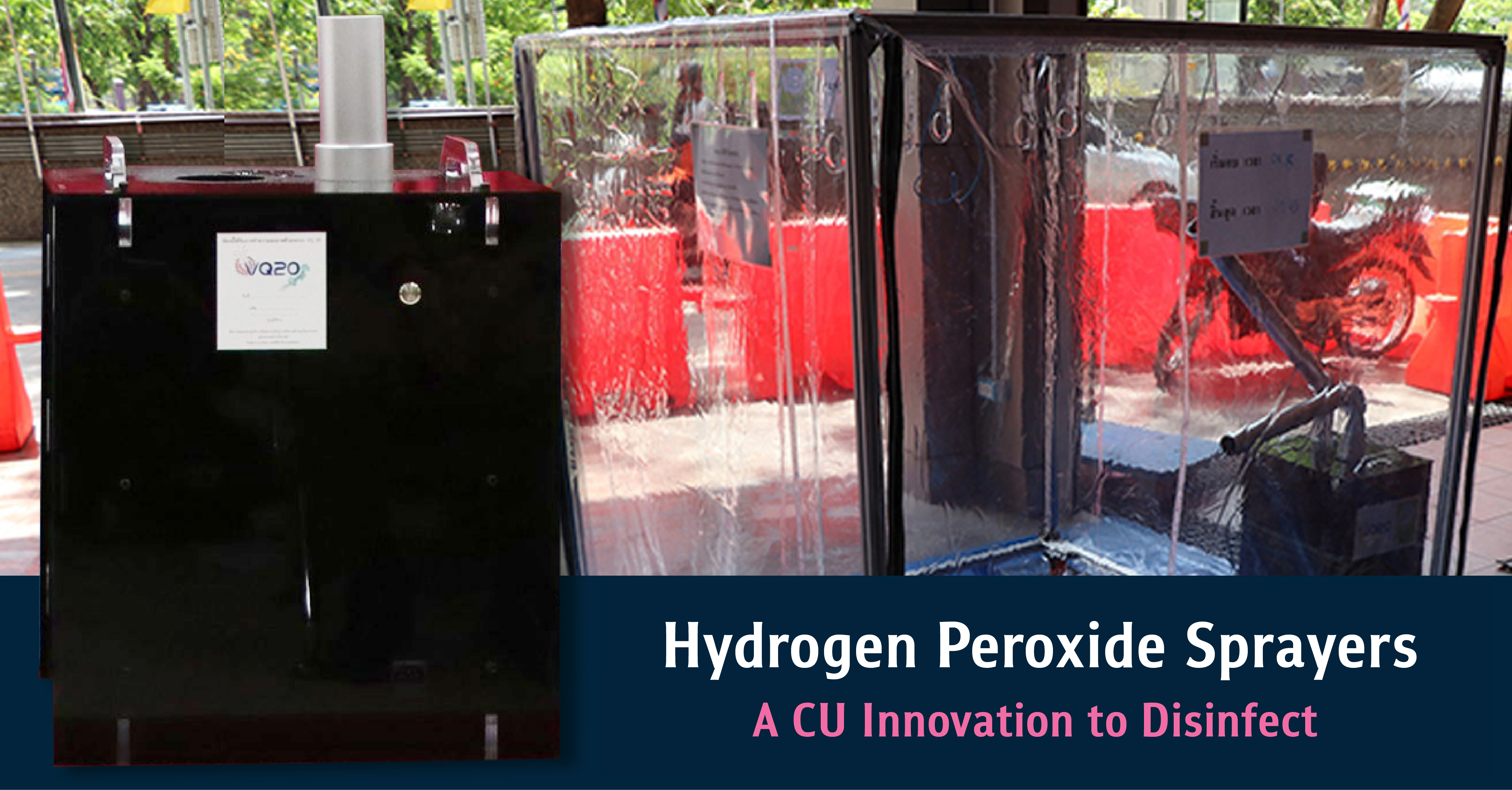 Hydrogen Peroxide Sprayers A CU Innovation to Disinfect