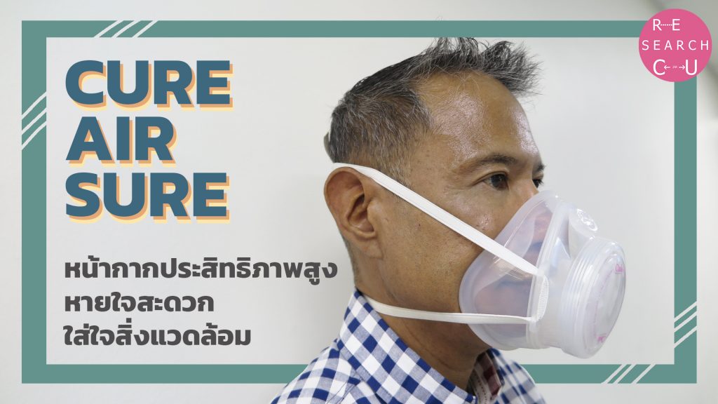 Cure Air Sure air-filter mask wearing