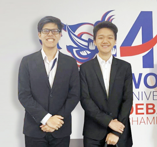 Two Chula Students Win First Prize in Asian British Parliament Debating Championship 2021 