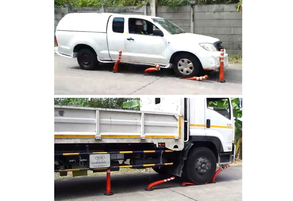 การทดสอบเปรียบเทียบเสาจราจร