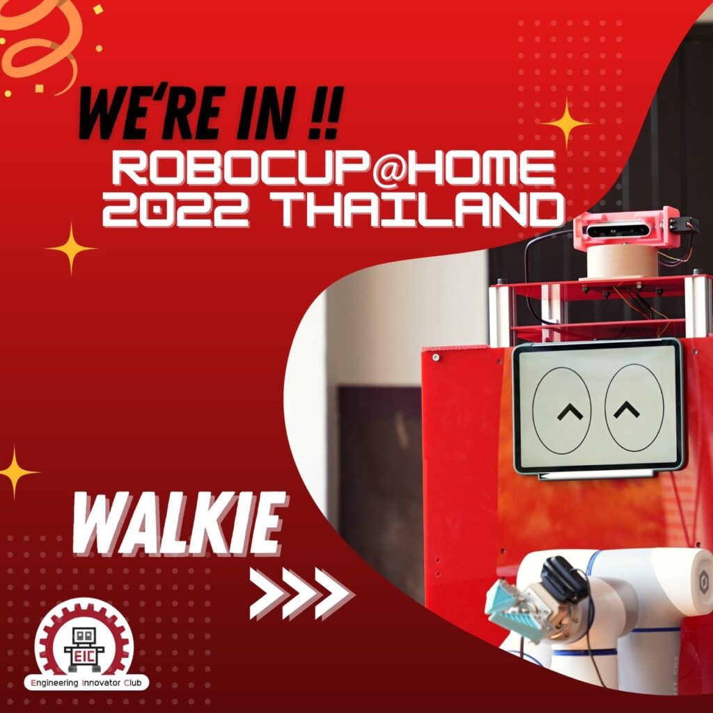 Robot from EIC Chula Team Passes RoboCup@Home 2022
