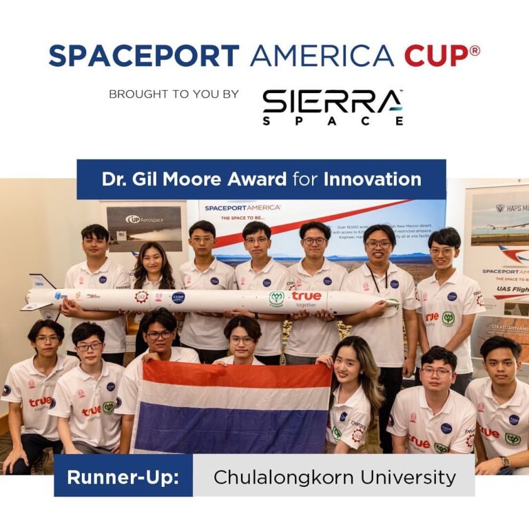 Chula Engineering Student Team Wins Runner-up Award at Spaceport America Cup 2022-1