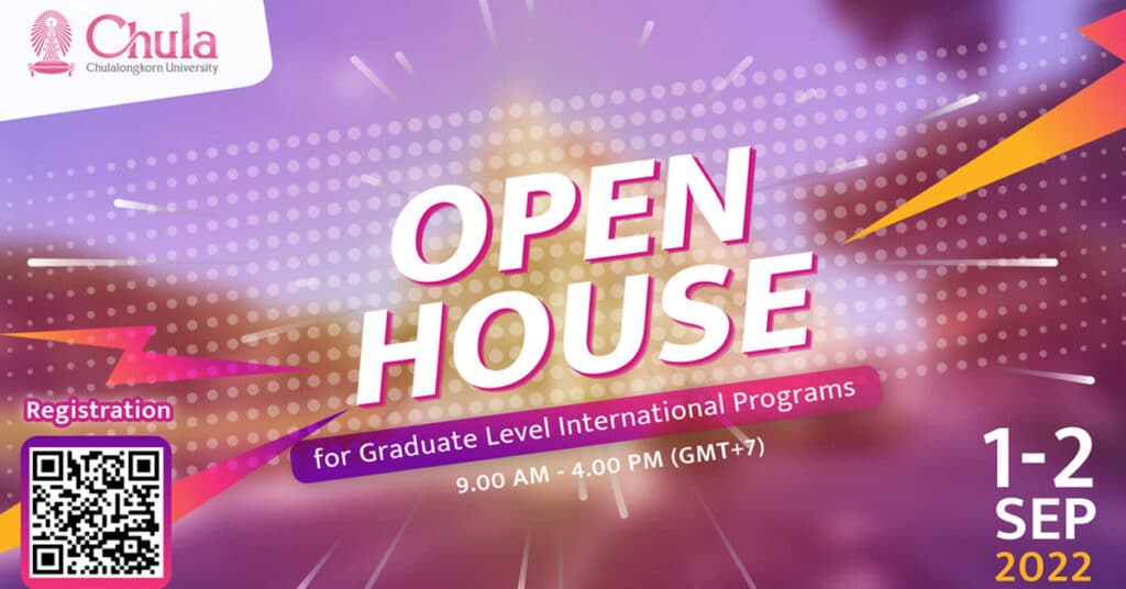 Chula Virtual Open House for International Graduate Programs 2022