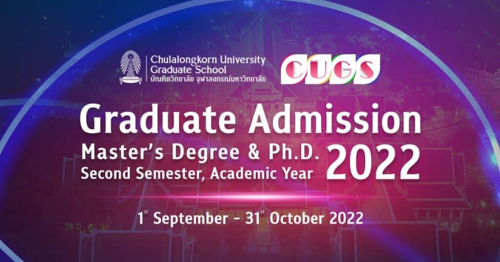Applications Open for Graduate Admission to Master’s Degree & Ph.D. Programs for the Second Semester of Academic Year 2022