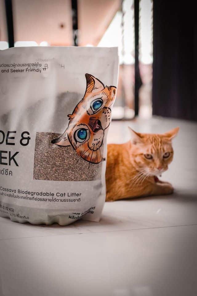 “Hide&Seek” cassava cat litter