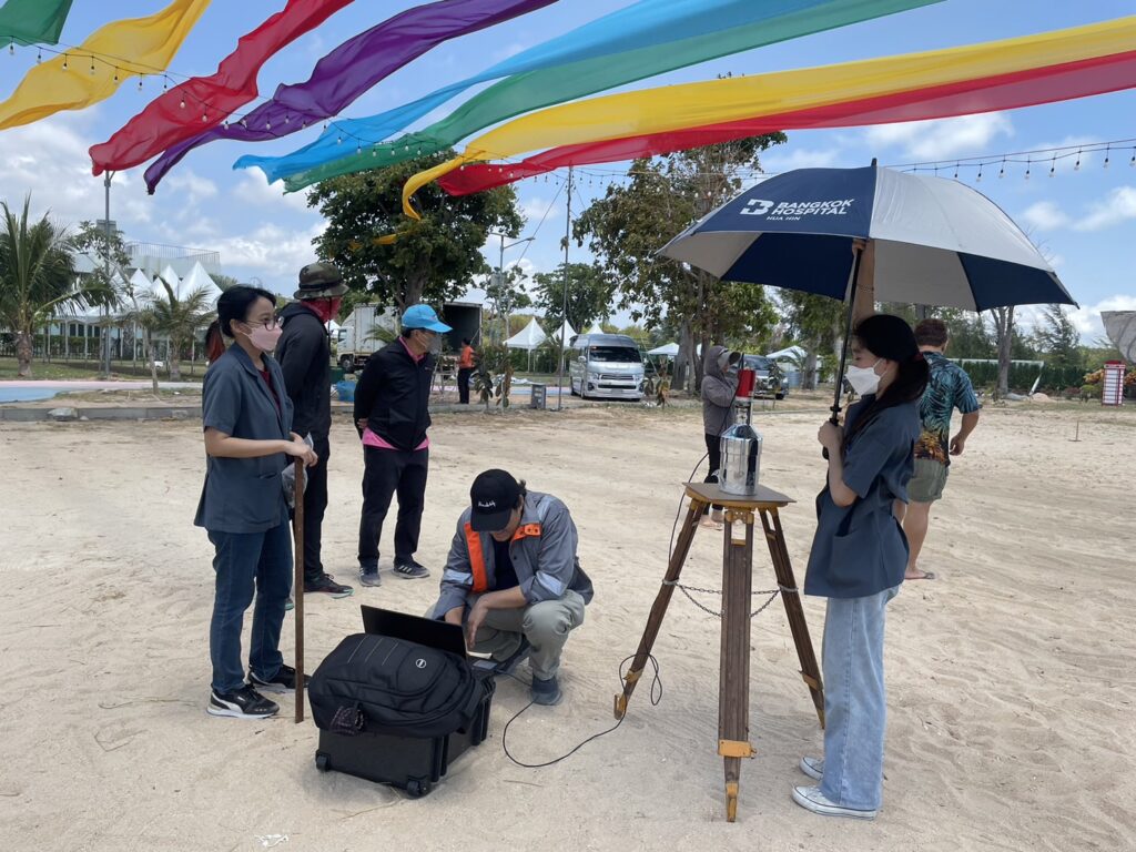 Chula’s Nuclear Engineering Students on-site to analyze radiation contamination