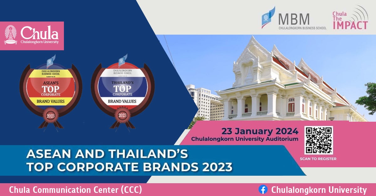 ASEAN and Thailand’s Top Corporate Brands 2023 Chulalongkorn University