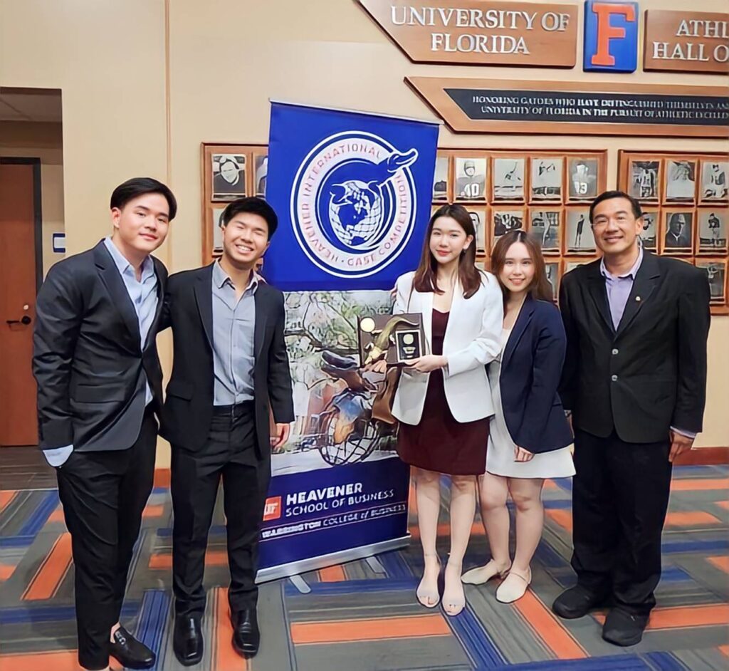 Chula BBA Team Clinches 1st Runner-Up at the Heavener International Case 