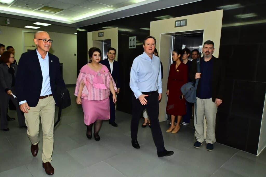 Lord David Cameron visited Chula