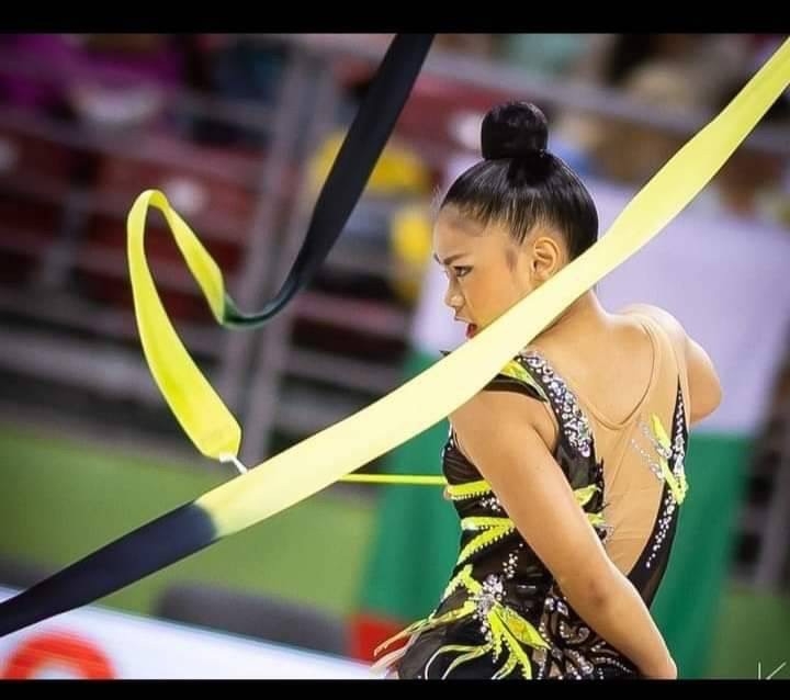 She thinks the most difficult apparatus is the ribbon due to its length and the requirement for graceful movements.
