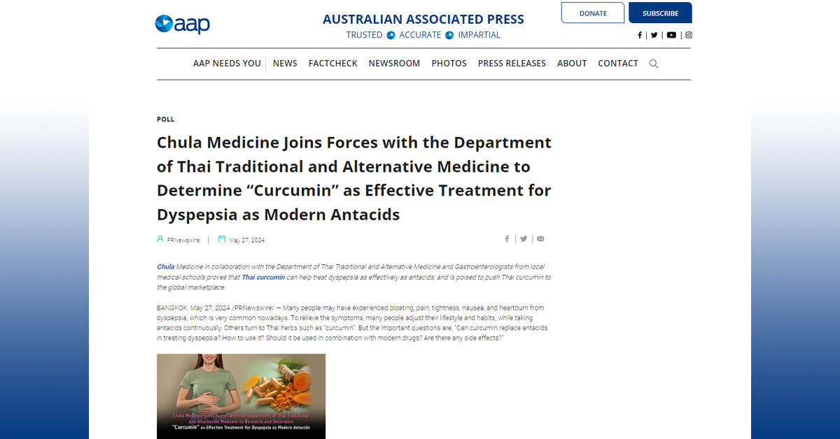 AAP Chula Medicine Joins Forces with the Department of Thai Traditional and Alternative
