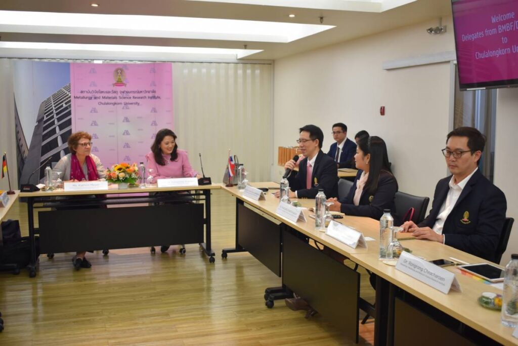 Chula Metallurgy and Materials Science Research Institute (MMRI) Welcomes Executives from the Federal Ministry of Education and Research (BMBF) 