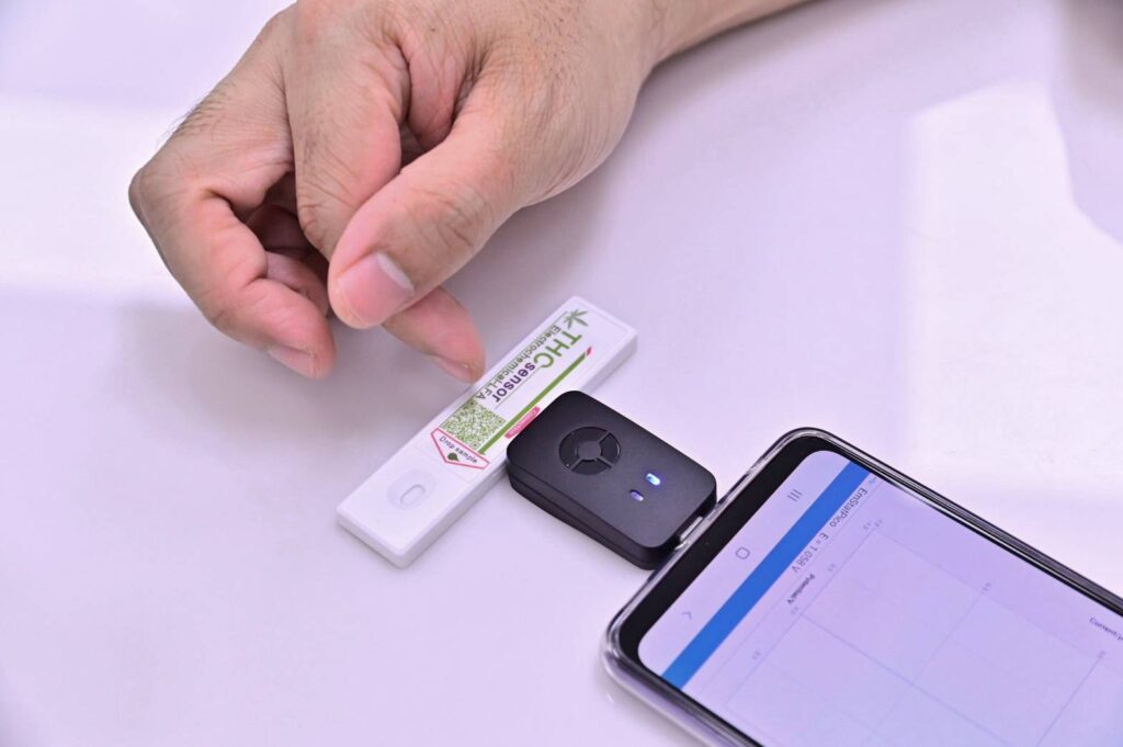 Test Kit for THC Amount in Cannabis Products -- Chula Innovation to Reduce Health Risk and Increase Consumer Safety 