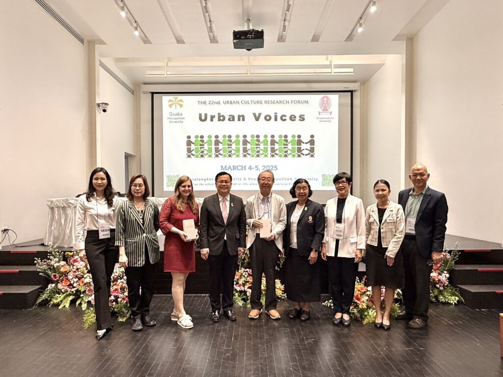 Chula Fine and Applied Arts Co-hosts the 22nd Urban Culture Research Forum, “Urban Voices”