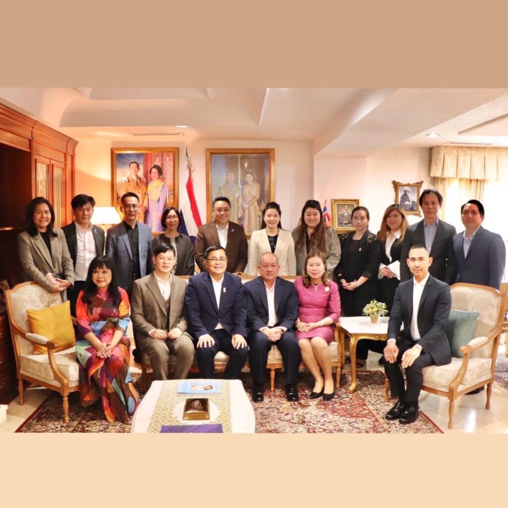 Chula President Visits Thailand’s Ambassador to Spain to Strengthen Thai-Spanish Educational Ties