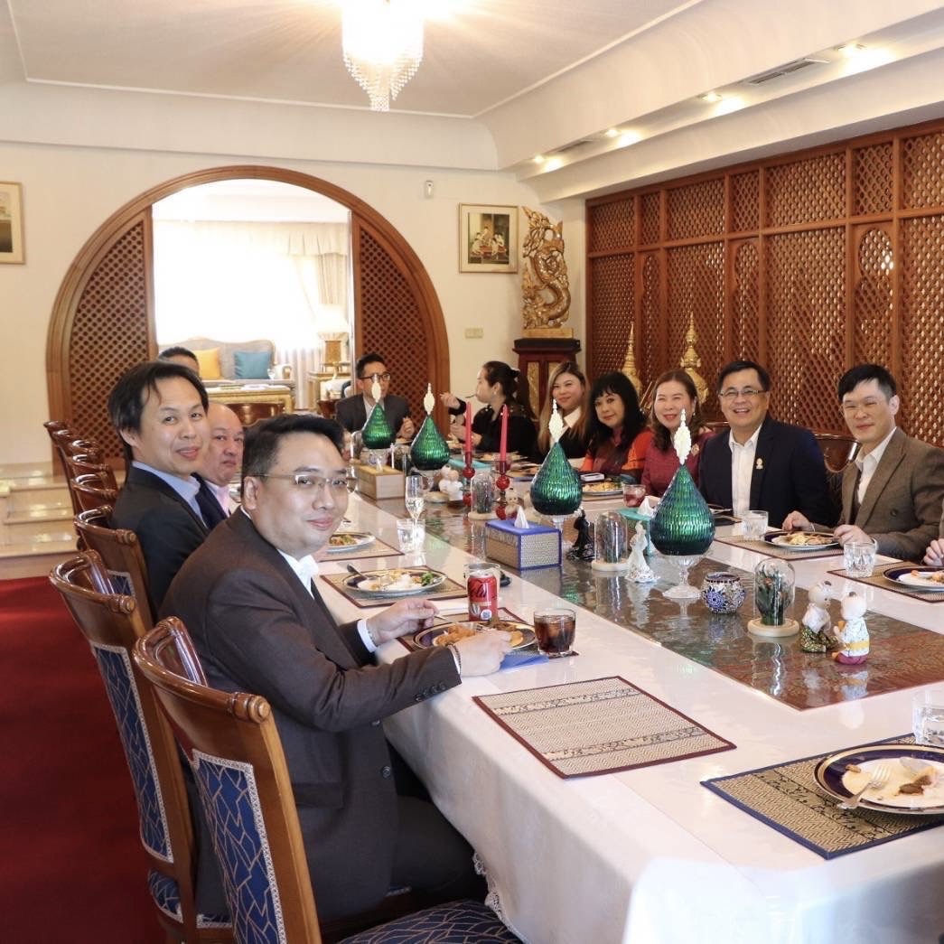 Chula President Visits Thailand’s Ambassador to Spain to Strengthen Thai-Spanish Educational Ties