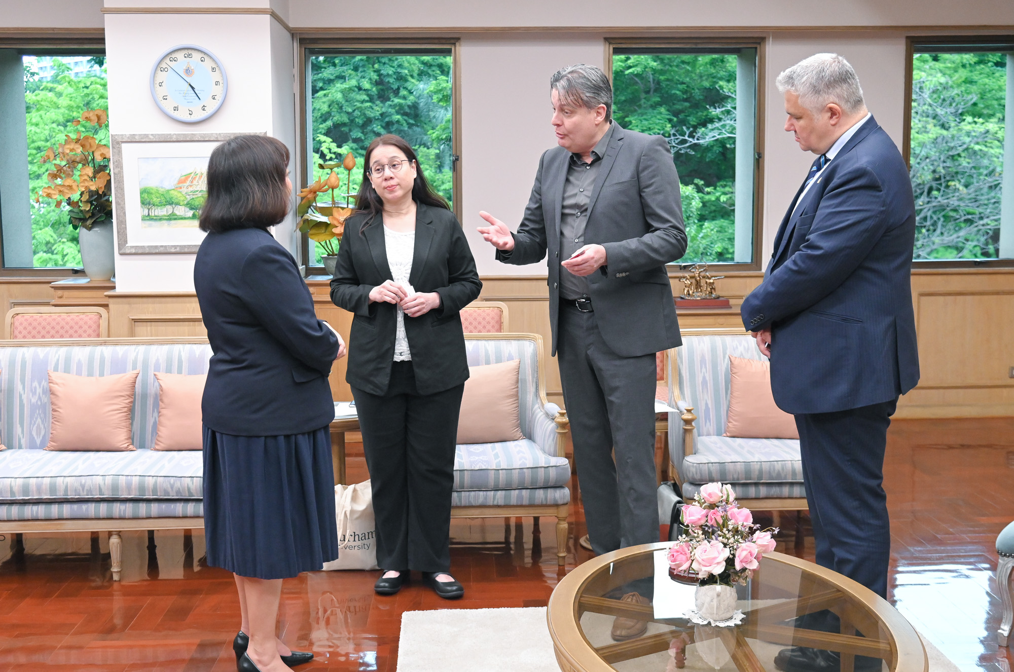Chulalongkorn University Welcomes Executives from Durham University for Academic Collaboration 