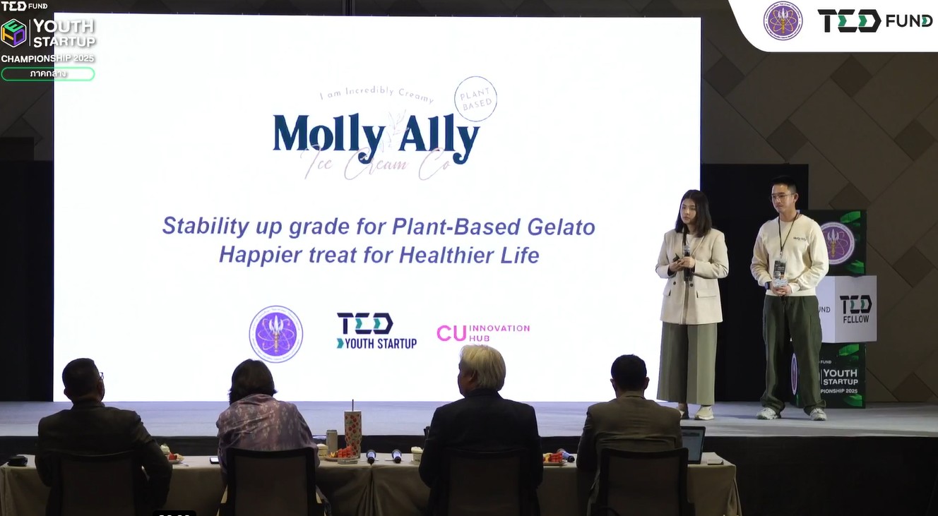 “Molly Ally” Plant-Based Ice Cream from CU Innovation Hub Team Wins 1st Runner-Up at TED Youth Startup Championship 2025 