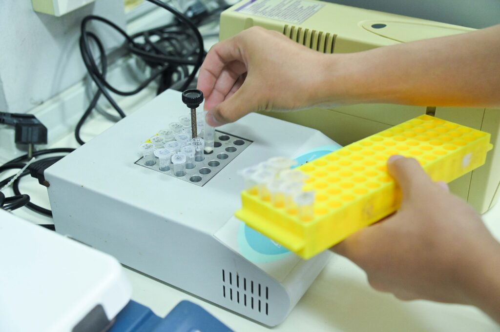 ขั้นตอนการสกัด DNA 