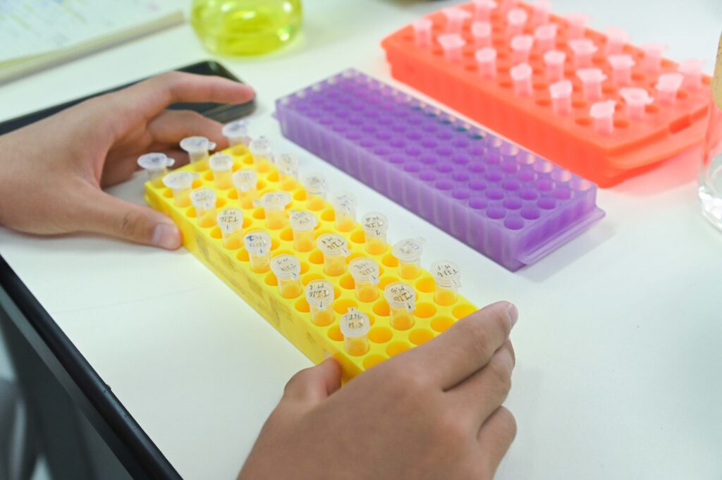 ขั้นตอนการสกัด DNA 