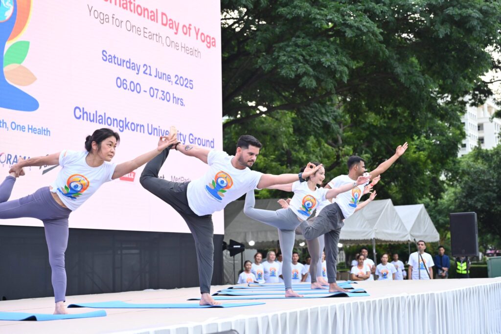 The 11th International Day of Yoga at Chula: "Yoga for One Earth, One Health” 