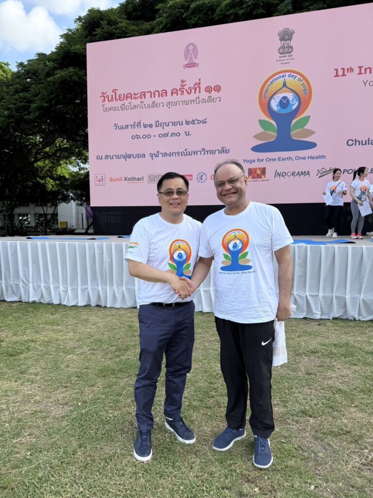 The 11th International Day of Yoga at Chula: "Yoga for One Earth, One Health” 