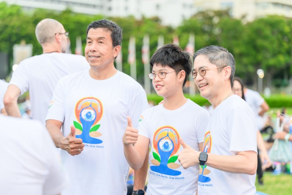 The 11th International Day of Yoga at Chula: "Yoga for One Earth, One Health” 