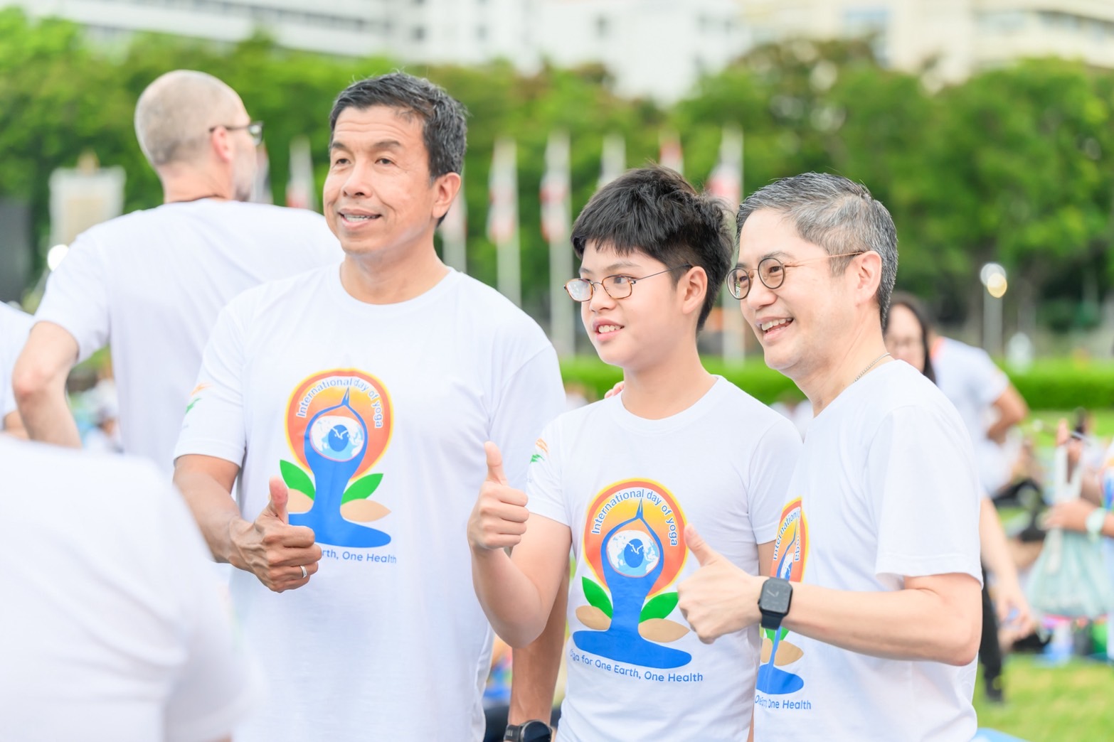 The 11th International Day of Yoga at Chula: "Yoga for One Earth, One Health” 