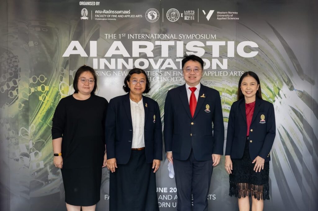 “AI & Artistic ”Innovation”—Chulalongkorn’s 1st AI Symposium on Fine and Applied Arts at Faculty of Fine and Applied Arts 
