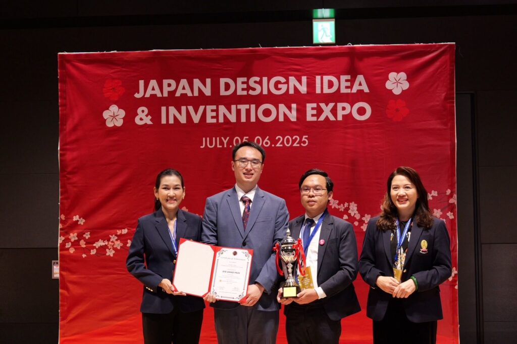 Chula Dentistry and Engineering Professors and Students Win the JDIE Grand Prize at the 2025 Japan Design, Idea, and Invention Expo in Japan 