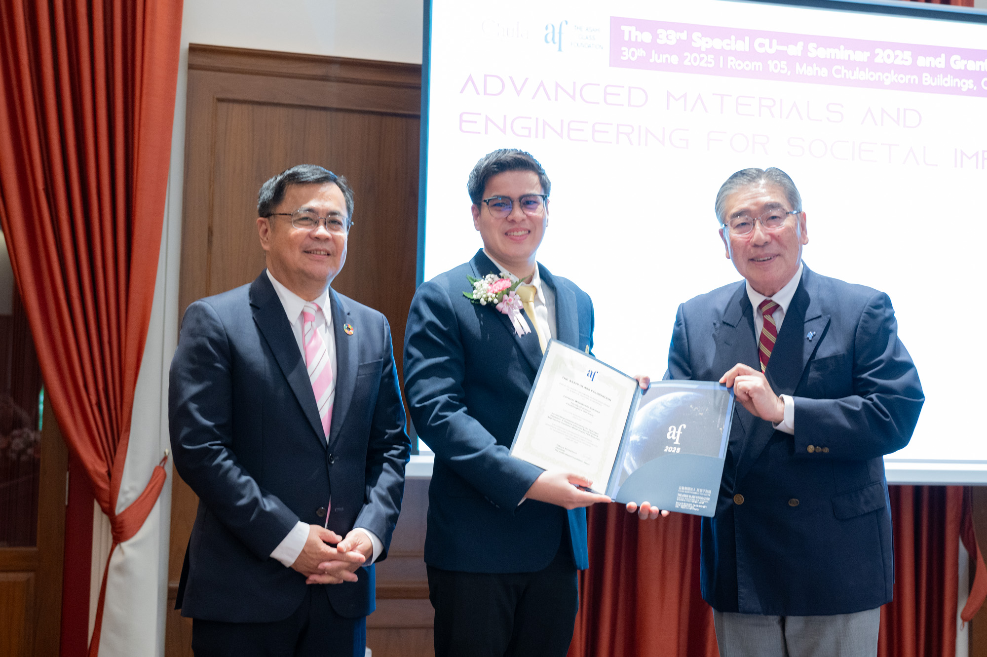 Chula Hosts the 33rd Asahi Special Seminar on “Advanced Materials and Engineering for Societal Impact” 