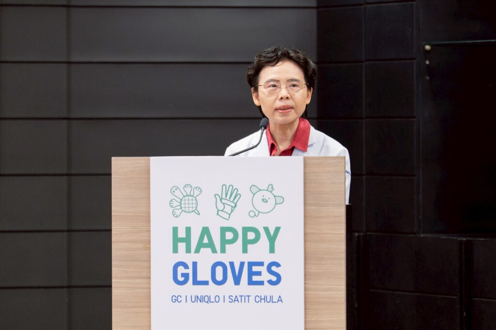 Chulalongkorn University and UNIQLO Launch Happy Gloves Project to Support Children with Cerebral Palsy 