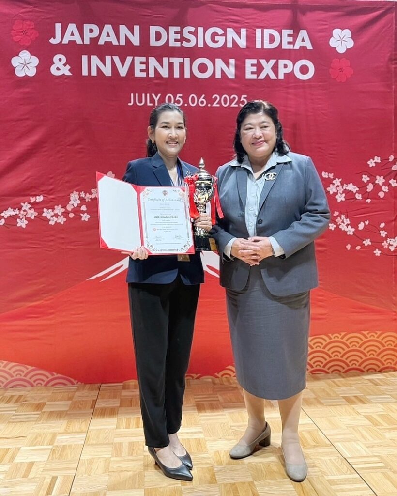 Chula Dentistry and Engineering Professors and Students Win the JDIE Grand Prize at the 2025 Japan Design, Idea, and Invention Expo in Japan 