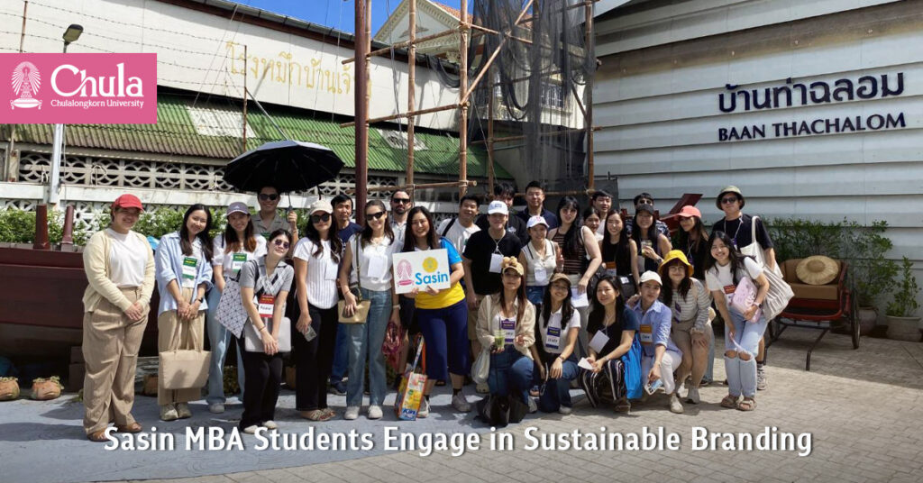 Sasin MBA Students Engage in Sustainable Branding with Tha Chalom Community 