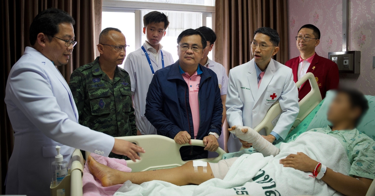 Chula President Visits Surin to Meet Alumni, Soldiers, and Civilians Injured in Border Clashes—Offers Scholarships and Support Equipment 