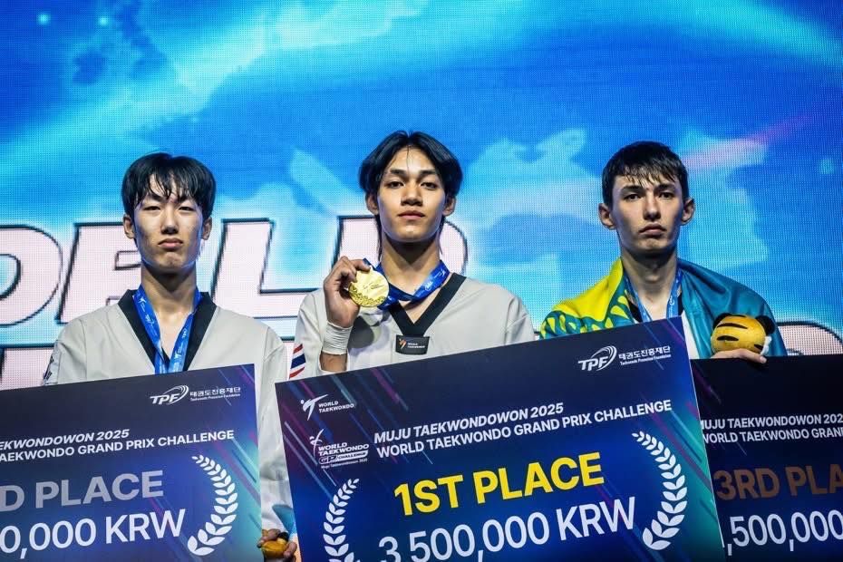 Chula Student Wins Gold at Taekwondo World Grand Prix in South Korea