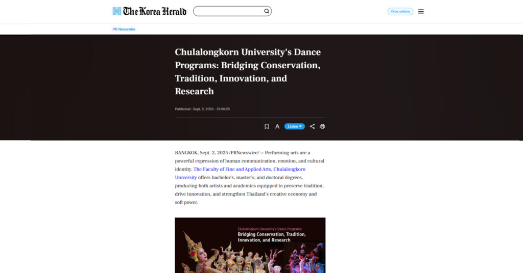 2025-09-The Korea Herald-Chula-Dance-Program