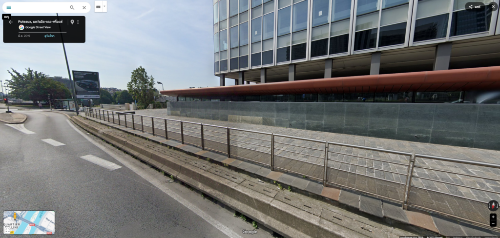 ภาพ Google Map มุมมอง  Street View ในปัจจุบัน