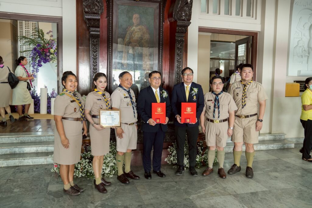 Chula President and Vice President Receive the “Scout Honor Award” for 2025 from the Ministry of Education 