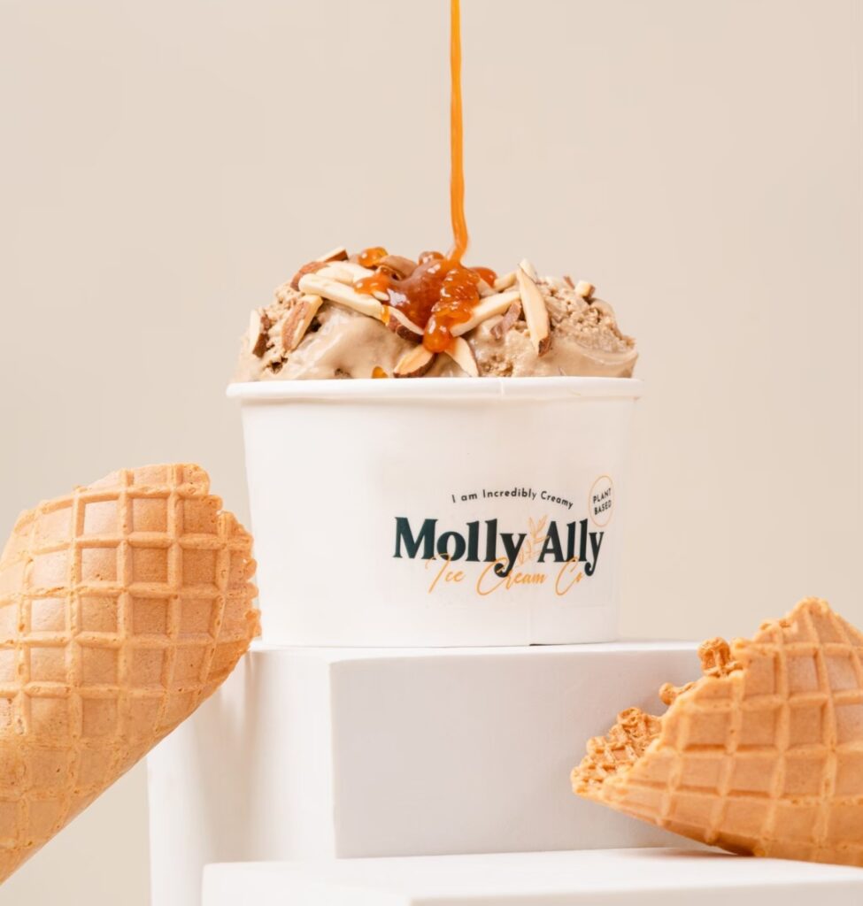 Molly Ally ไม่ใช้นมวัวและใช้พืชธรรมชาติแทน