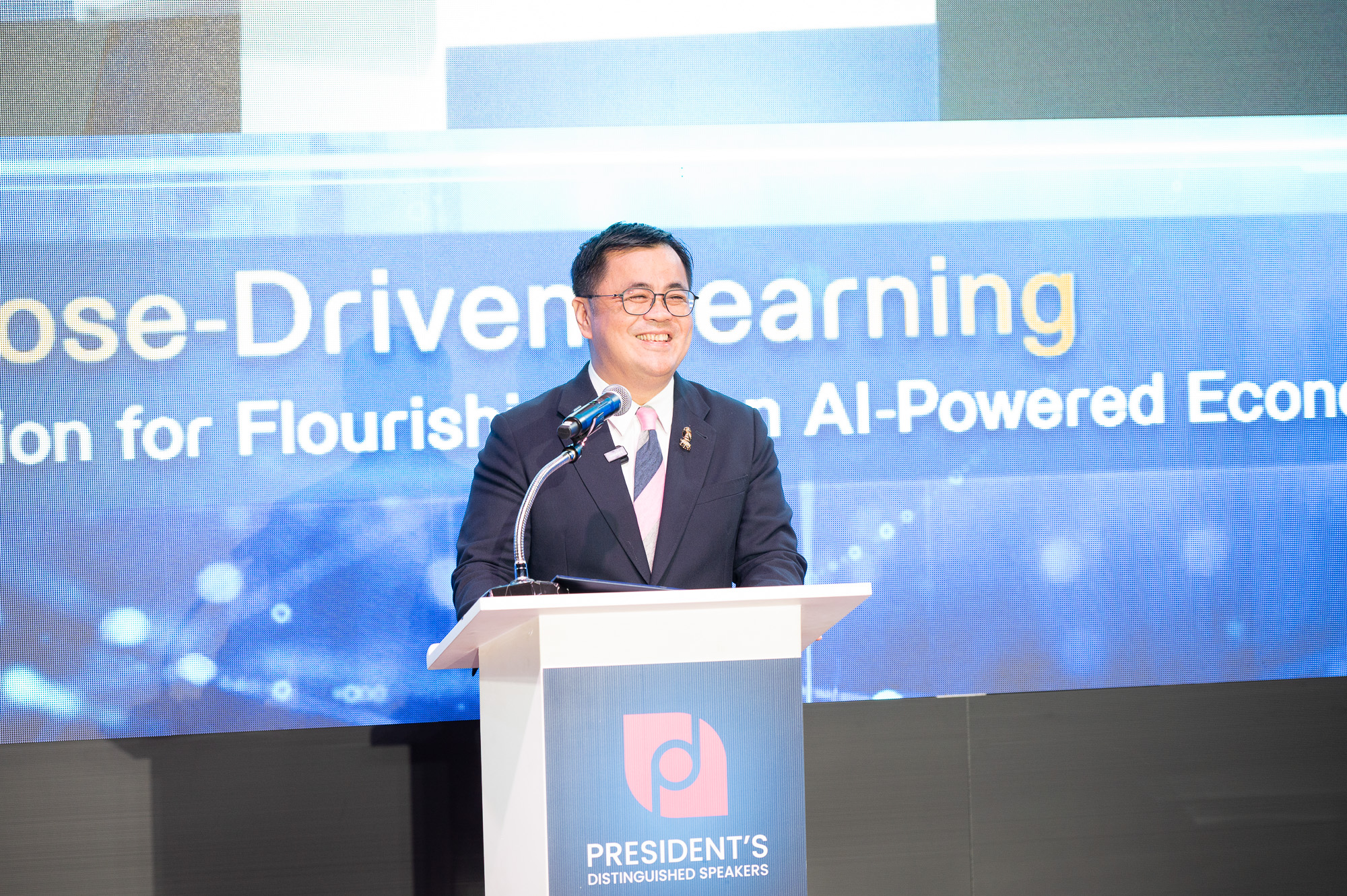 การบรรยายพิเศษเรื่อง “Purpose-Driven Learning: The Human Foundation for Flourishing in an AI-Powered Economy”