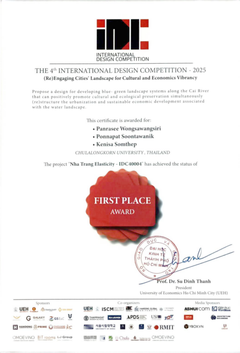 Chula Architecture Student Team Wins International Smart City Design Award 