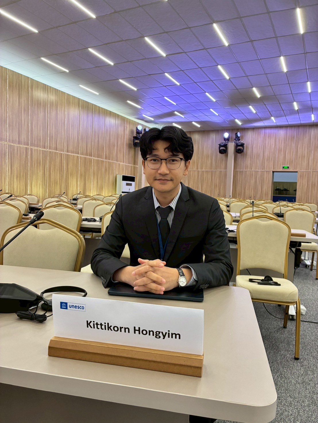 Mr. Kittikorn Hongyim, a doctoral student in the International Program in Educational Leadership and Administration, Department of Education Policy, Management, and Leadership, Faculty of Education, Chulalongkorn University