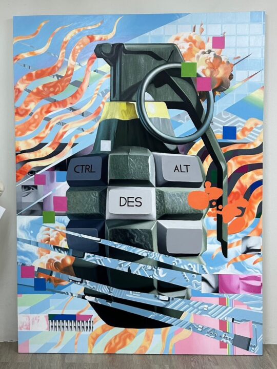 Fine Arts Student from Chula Wins Highest Emerging Artist Prize at 16th UOB Painting of the Year 2025 