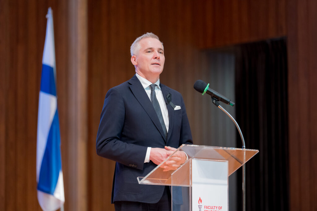 Mr. Anders Adlercreutz
 Minister of Education of the Republic of Finland