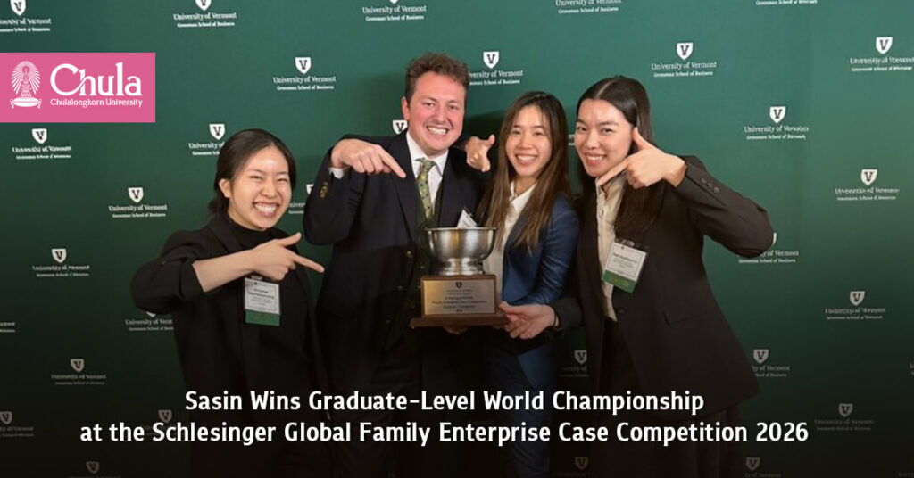 Sasin Wins Graduate-Level World Championship at the Schlesinger Global Family Enterprise Case Competition 2026