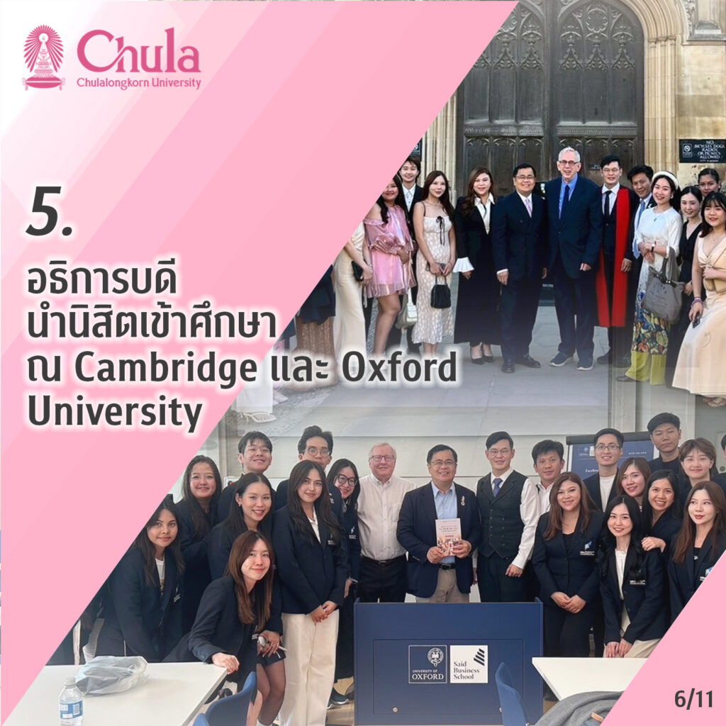 10 Global Achievements of Chulalongkorn University in 2025 
