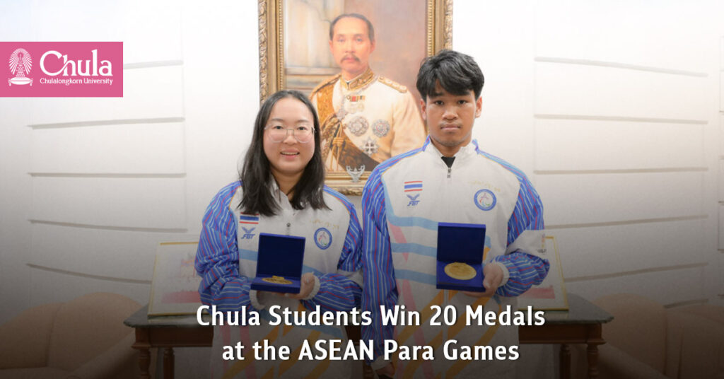 Chula Students Win 20 Medals at the ASEAN Para Games 