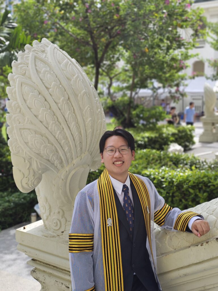 Sherwin Hugo Lu 
a Filipino graduate in Master of Science in Green Chemistry and Sustainability, Faculty of Science, Chulalongkorn University